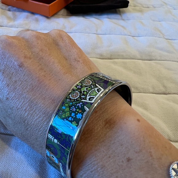 Hermes enamel coin purse bangle size M - Picture 5 of 5